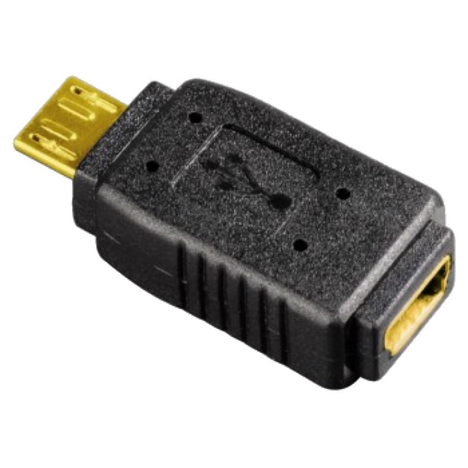 Переходник HAMA microUSB - miniUSB