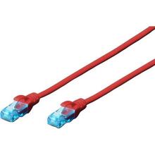 Патч-корд 2E CAT 5e UTP 0.5 м 26AWG RJ45 Red (2E-PC5ECU-0.50LSZH-RED)