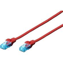 Патч-корд 2E CAT 5e UTP 1 м 26AWG RJ45 Red (2E-PC5ECU-1LSZH-RED)