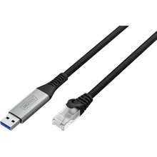 Кабель DIGITUS Ethernet USB-A-RJ45 2 м (AK-300600-020-S)