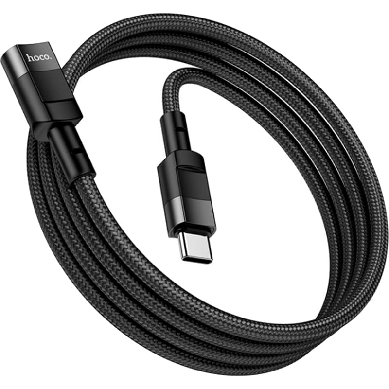 Удлинитель HOCO U107 USB Type-C - USB Type-C 1.2 м Black (6931474789990) Вид удлинитель