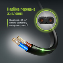 Кабель COLORWAY C7 3 м Black (CW-CBP086-BK)