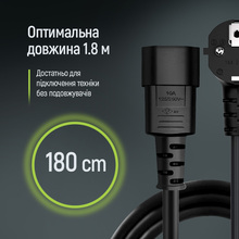 Кабель COLORWAY CEE7/7-C13 1.8 м Black (CW-CBP082-BK)