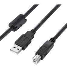 Кабель COLORWAY Print Cable USB-А 2.0 - USB-В 2 м Black (CW-CBUB072-BK)