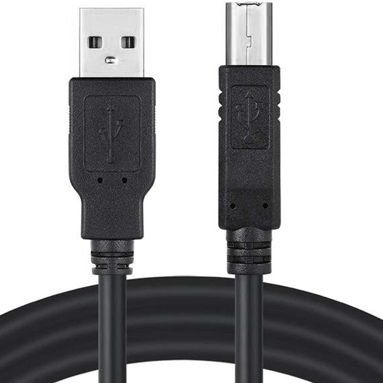 Кабель COLORWAY Print Cable USB-А 2.0 - USB-В 3 м Black (CW-CBUB073-BK)