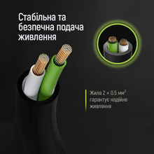 Кабель COLORWAY CEE7/7-C5 1.8 м Black (CW-CBP083-BK)