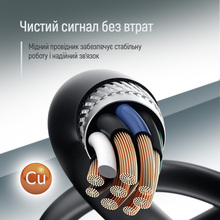 Кабель COLORWAY USB 2.0 AM - USB 2.0 AF 1.8 м Black (CW-CBUF076-BK)