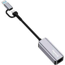 Мережевий адаптер COLORWAY USB-A/USB-C 3.0 – RJ45 Gigabit Ethernet (CW-AD-CRG)