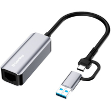 Мережевий адаптер COLORWAY USB-A/USB-C 3.0 – RJ45 Gigabit Ethernet (CW-AD-CRG)