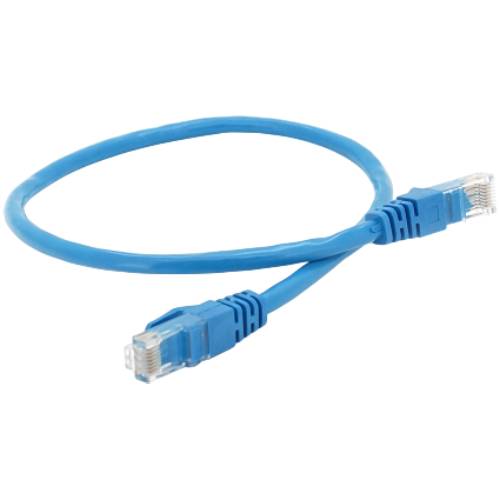 Патч-корд літій RITAR 0,5 м Blue (PCR-CU6/0.5Be)