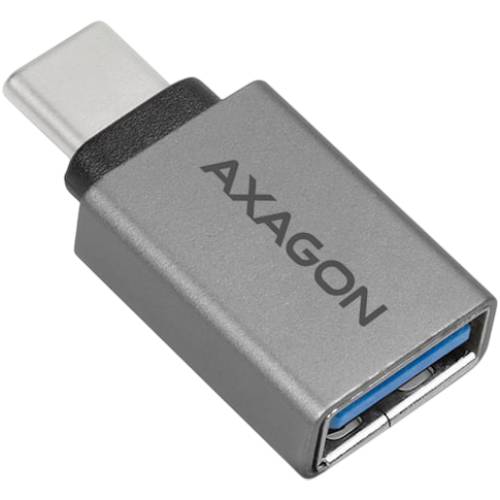 Переходник AXAGON RUCM-AFA USB 3.0 & Type-C Type-A Female ALU Silver Вид переходник
