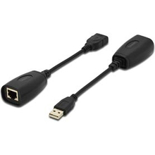 Комплект перехідників DIGITUS USB-UTP Cat5 Black (DA-70139-2)