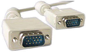 

Кабель CC-PPVGA, CC-PPVGA 5м HD15M/HD с 2-мя ферритовыми кольцами