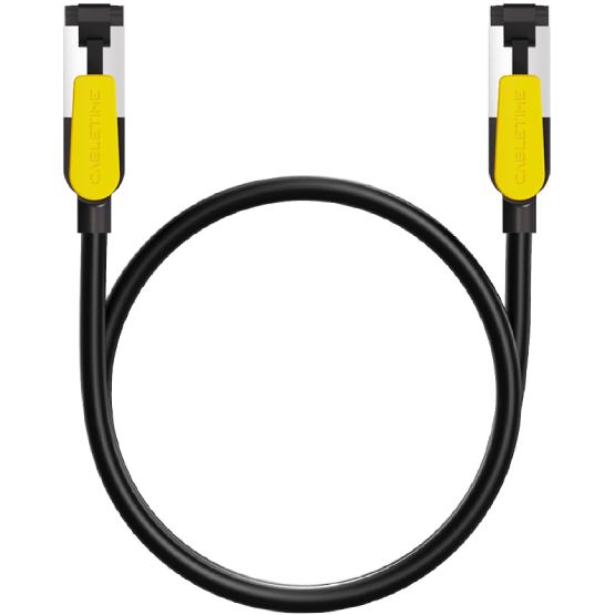 Патч-корд CABLETIME Cat7 FTP RJ-45 8 м Black  (CN70R)