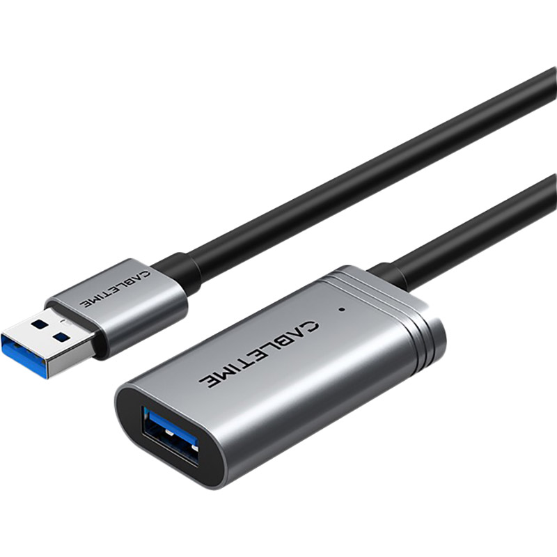 Кабель CABLETIME USB 3.0 AM - AF 15 м Black (CA18T) Вид кабель