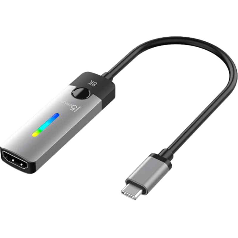 Переходник J5CREATE USB Type-C - HDMI Grey/Black (JCA157-N)
