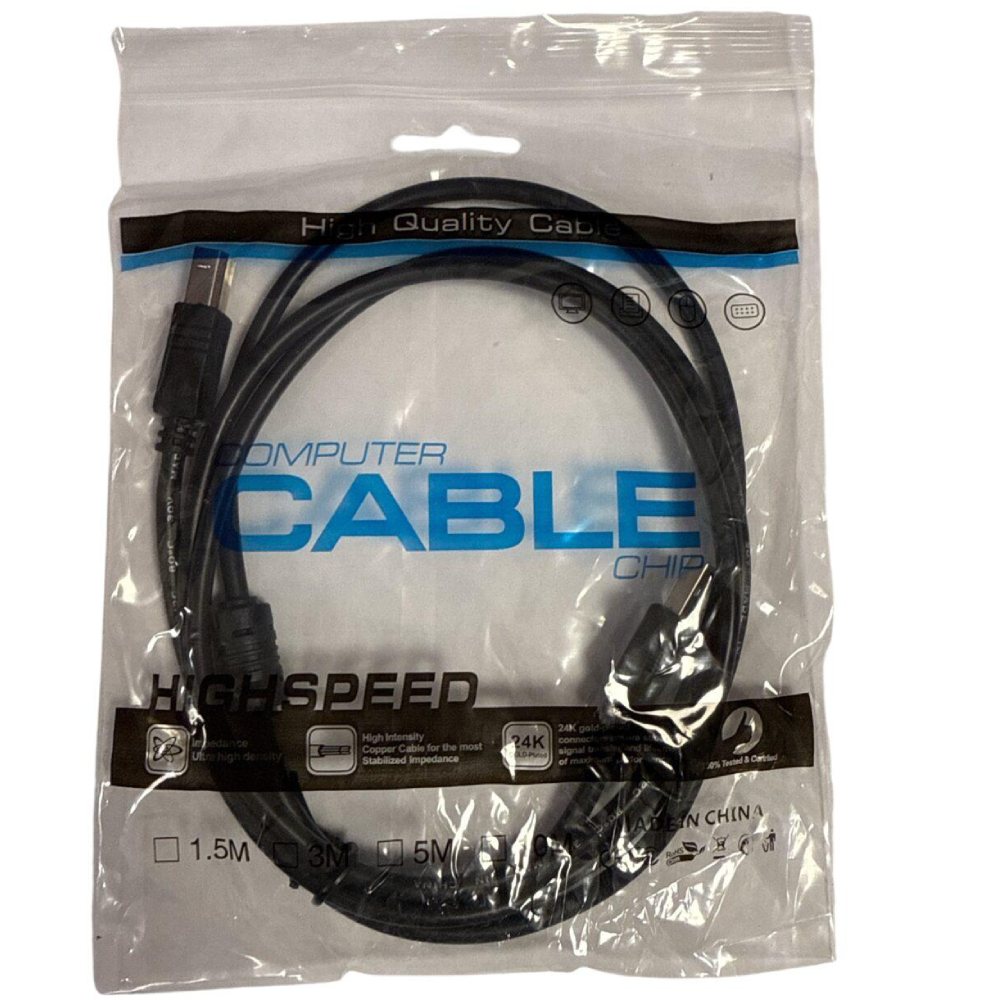 Кабель XOKO для принтера PRNT-015 AM-BM 1.5 м (XK-PRNT-015) Длина 1.5