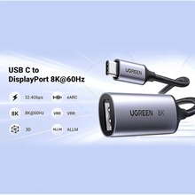 Перехідник UGREEN CM654 USB Type-C - DisplayPort Grey (15575)