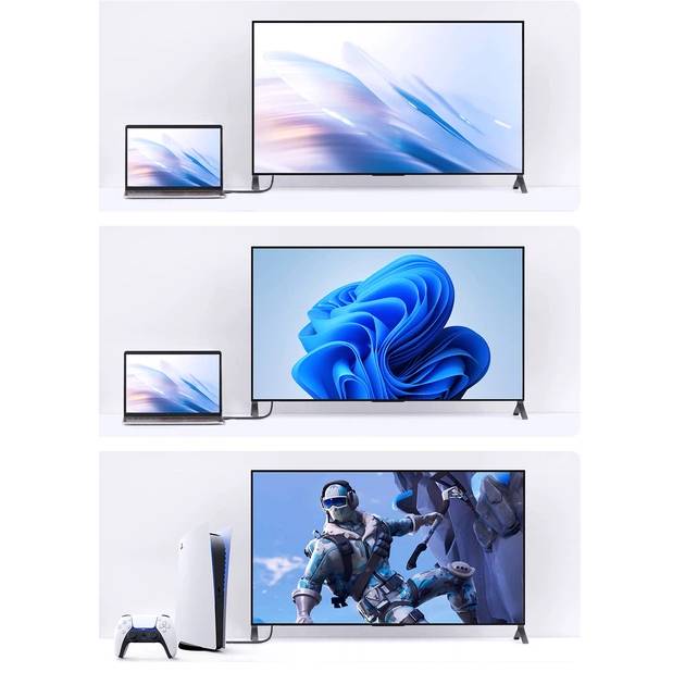 Замовити Кабель UGREEN HDMI M to HDMI M 2м V2.0 4K 60Hz HD153 Black (25299)