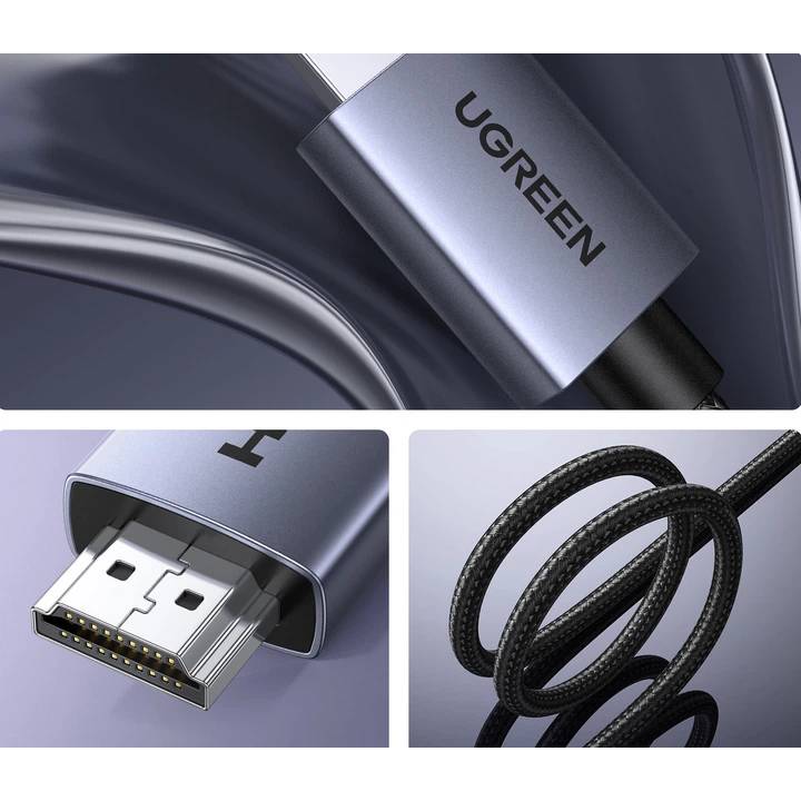 Кабель UGREEN HDMI M to HDMI M 2м V2.0 4K 60Hz HD153 Black (25299) Роз'єм 2 HDMI