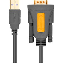Кабель UGREEN CR104 USB Type A-RS-232 2 м Black (20222)