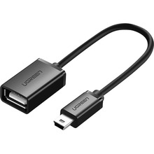 Перехідник UGREEN US249 USB Type A - USB mini Type B Black (10383)