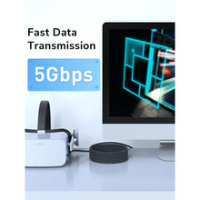 Кабель CABLETIME CA43P USB3.0 - Type-C VR Oculus Quest 2, 5 м Black (CA915927)