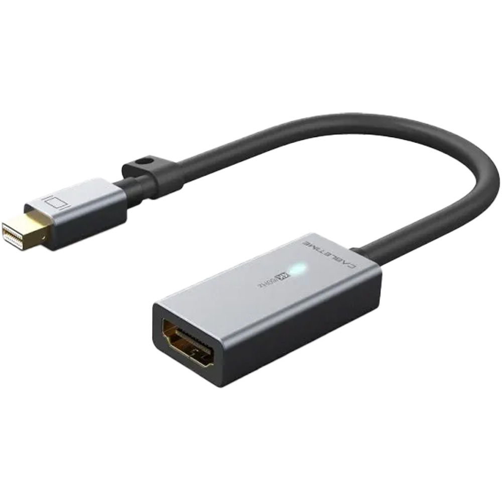 Переходник CABLETIME CP26A mini DisplayPort (M) - HDMI (M) 4K/60Hz 0.15 м Grey (CA915347)