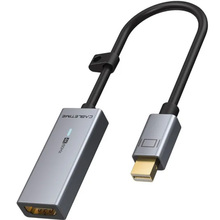 Переходник CABLETIME CP26A mini DisplayPort (M) - HDMI (M) 4K/60Hz 0.15 м Grey (CA915347)