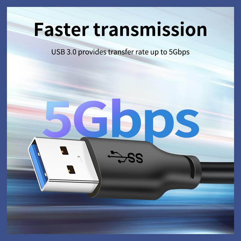 Кабель CABLETIME USB 3.0 AM-AM 3м Black (CA915415) Роз'єм 1 USB тип А (папа)