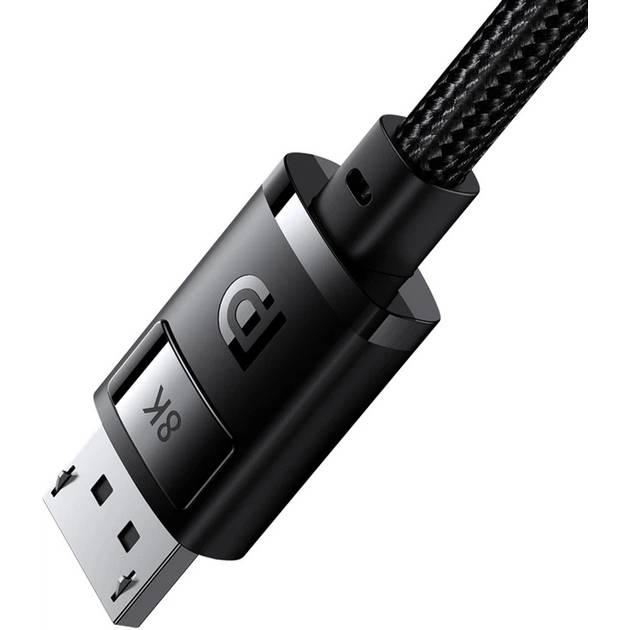 Кабель BASEUS High Definition Series DP 8K to DP 8K Adapter Cable 1.5m Cluster Black (B00633706111-01) Роз'єм 1 DisplayPort 