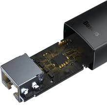 Перехідник BASEUS Lite Series USB - RJ45 22.5 см Black (WKQX000001)