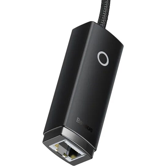 Перехідник BASEUS Lite Series USB - RJ45 22.5 см Black (WKQX000001) Вид перехідник