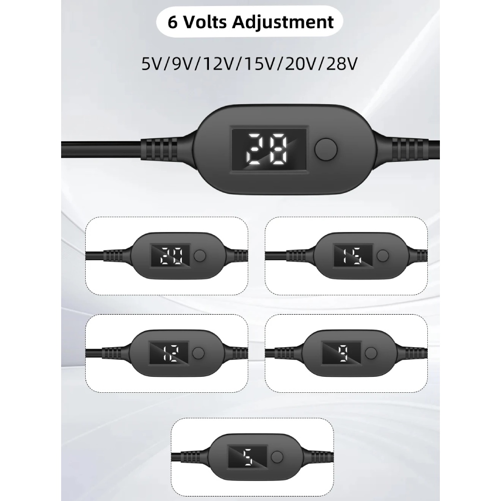 Кабель XOKO для роутера K695 USB Type-C to DC-5.5 x 2.5 140W 20V 7A Black (XK-K695) Разъем 1 USB тип C (папа)