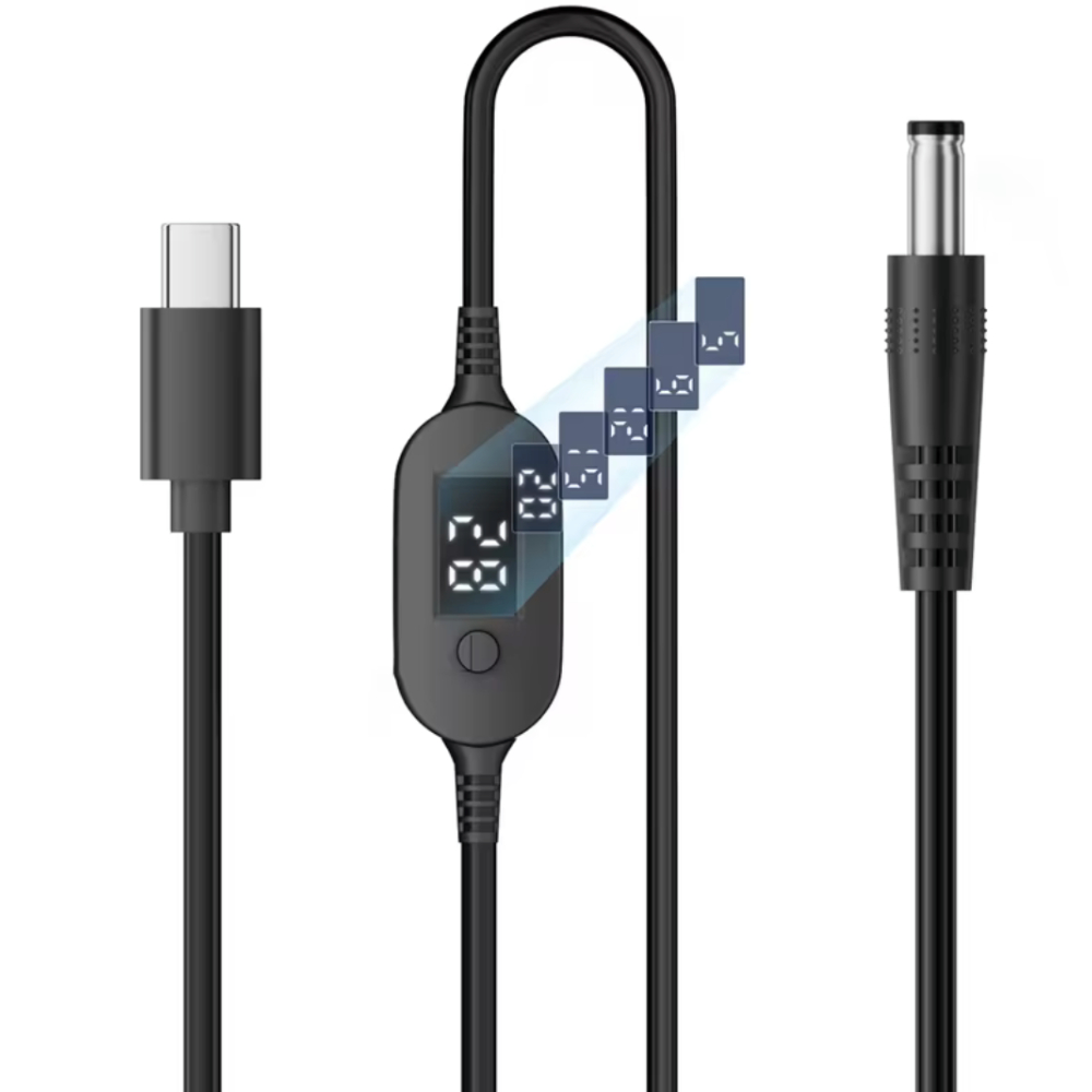 Кабель XOKO для роутера K695 USB Type-C to DC-5.5 x 2.5 140W 20V 7A Black (XK-K695)