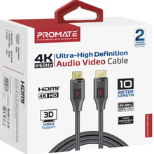 Кабель PATRON HDMI M - HDMI M 10.0m V2.0 4K60Hz Вlack (PN-HDMI-2.0-10)