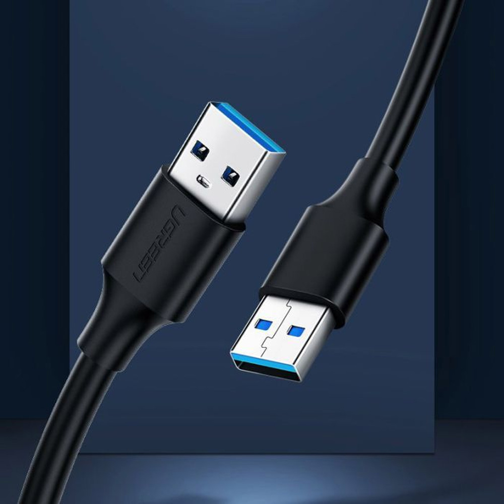 Покупка Кабель UGREEN USB 2.0 AM - USB 2.0 AM 1.0m Вlack (10309)