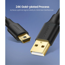 Кабель UGREEN USB 2.0 AM - Mini USB 5P 0.5m Вlack (10354)