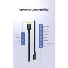 Кабель UGREEN USB 2.0 AM - Mini USB 5P 0.5m Вlack (10354)