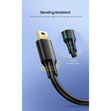 Кабель UGREEN USB 2.0 AM - Mini USB 5P 0.5m Вlack (10354)