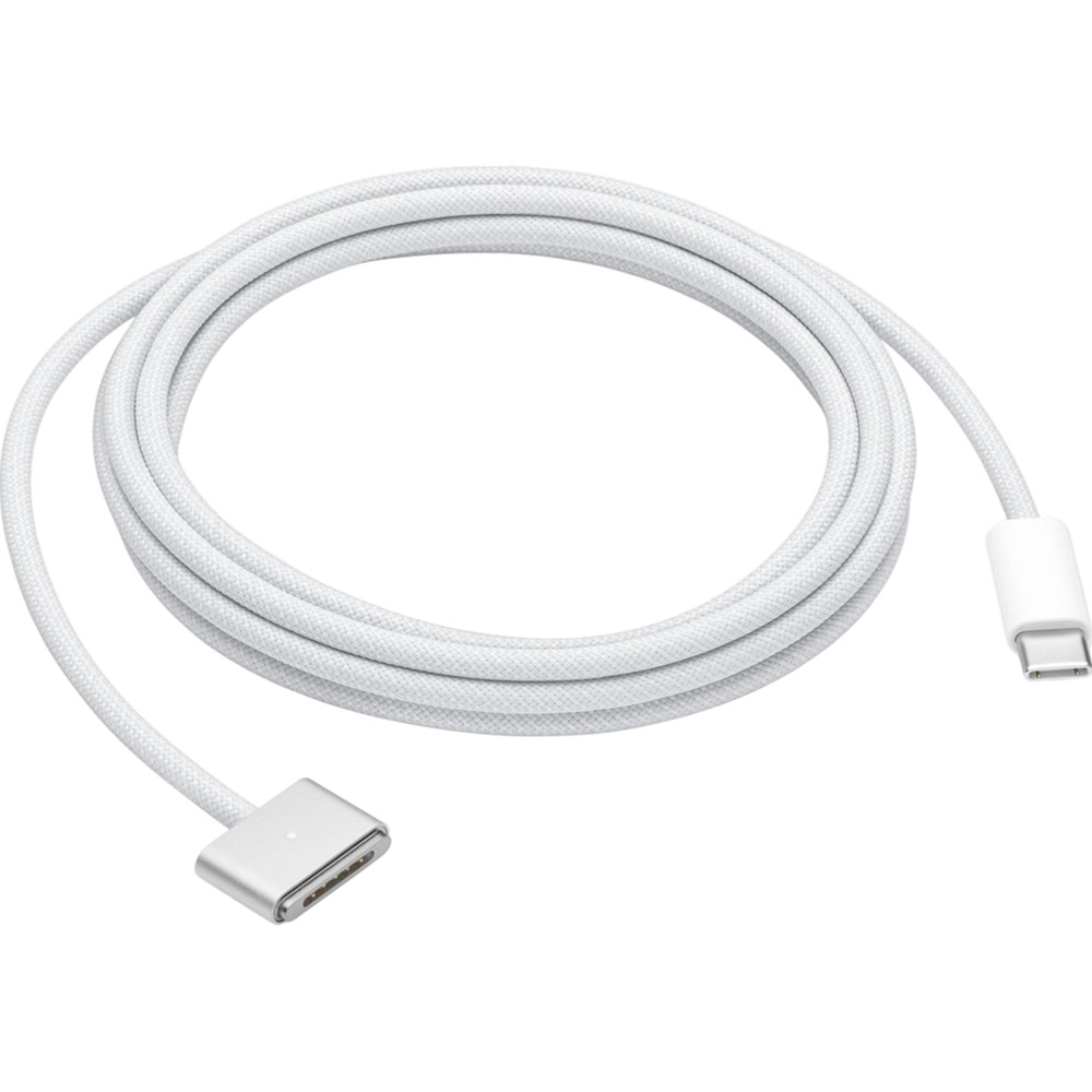 Кабель POWERPLANT USB-C to Magsafe 3 140W White (CA915101) Дополнительно макс. мощность зарядки: 140 Вт, стандарты быстрой зарядки: Power Delivery 3.1