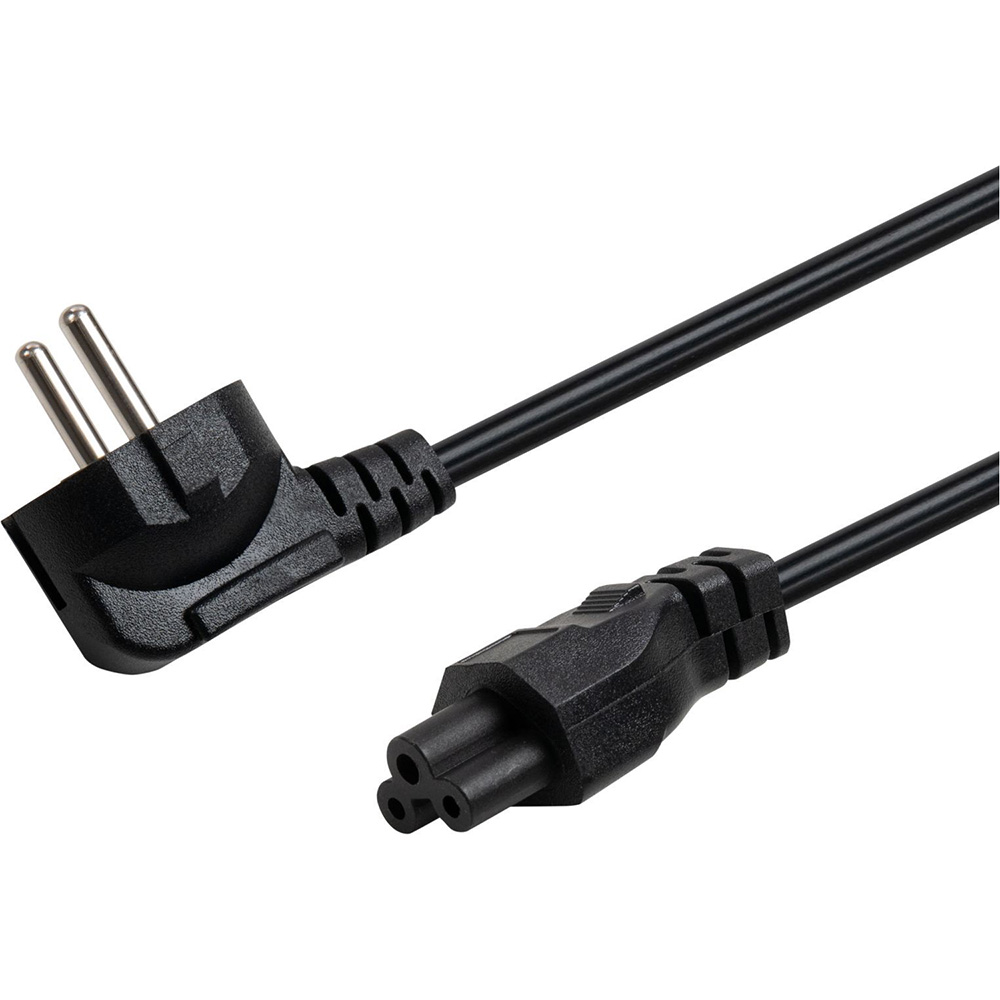 Кабель REZONE CEE7/7-C5 1.8 м Black (RZPC-51875) Разъем 1 C5