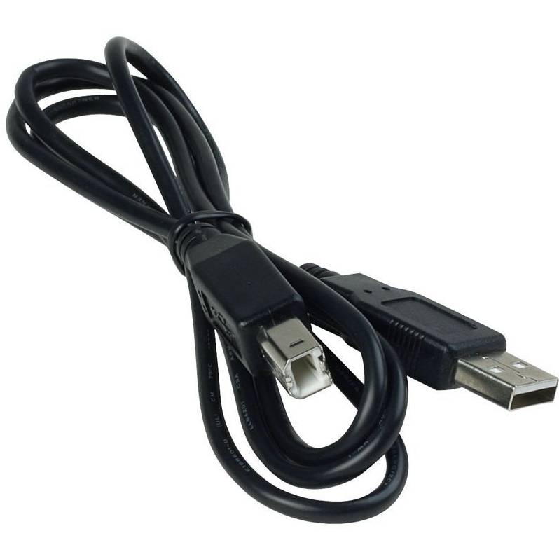 Кабель PATRON USB 2.0 AM/BM 1.8м Black (CAB-PN-AMBM-18)