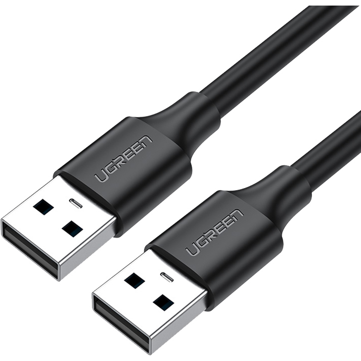 Кабель UGREEN USB 2.0 AM/AM US102 2.0 м Black (10311)