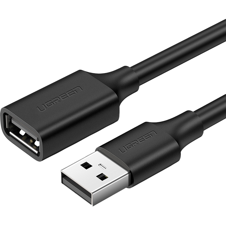 Кабель UGREEN USB 2.0 AM/AF US103 1.5 м Black (10315)