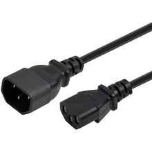 Кабель питания VINGA C13 to C14 1.8 м 0.75 мм 2 copper (VYPCC13141875CU)