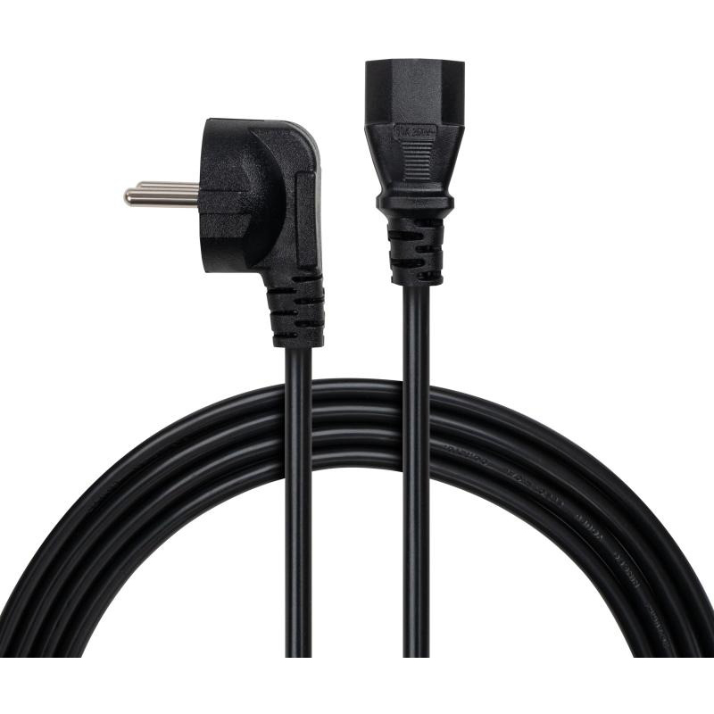 Кабель питания VINGA C13 3.0 м 1 мм 2 copper (VYPCC1331CU)