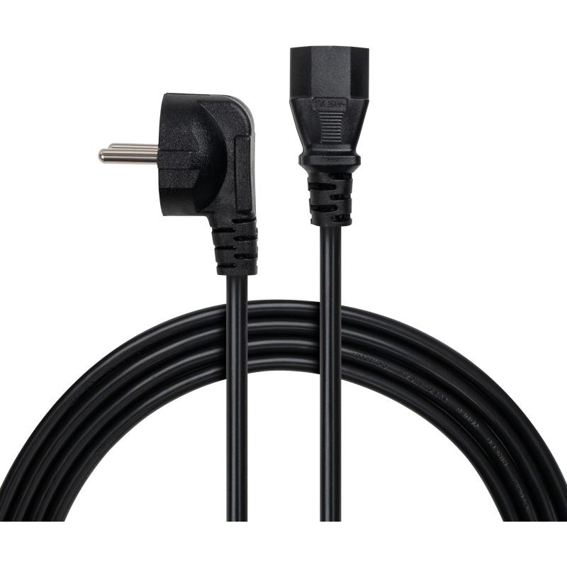 Кабель питания VINGA C13 5.0 m 1 mm 2 copper ((VYPCC1351CU)