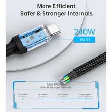 Кабель CHOETECH XCC-1040 USB Type-C - USB Type-C 4 GEN3 1.2 м