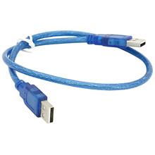 Кабель RITAR USB 2.0 AM/AM 0.5м blue (YT-AM/AM-0.5TBL)